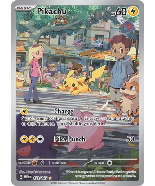 Scarlet & Violet 151 173/165 - Pikachu [Illustration Rare]
