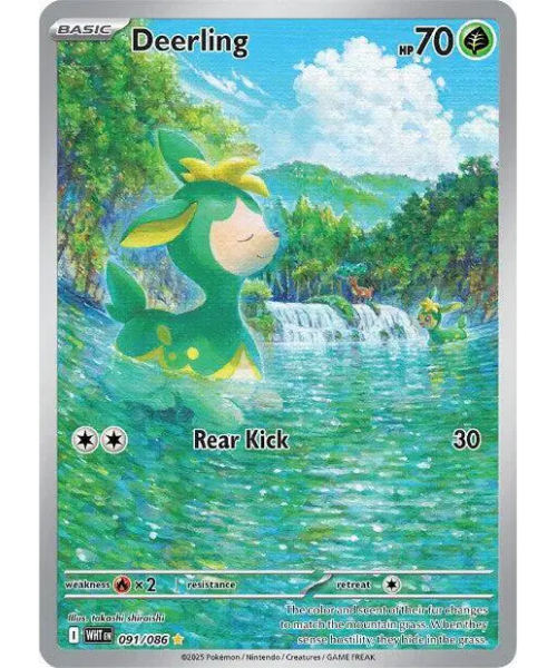 Scarlet & Violet White Flare 091/086 - Deerling [Illustration Rare]