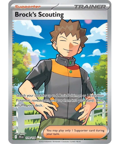 Scarlet & Violet - Journey Together 179/159 - Brock's Scouting [Ultra Rare]