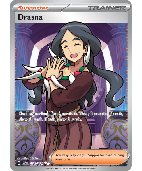 Scarlet & Violet Surging Sparks 231/191 - Drasna [Ultra Rare]