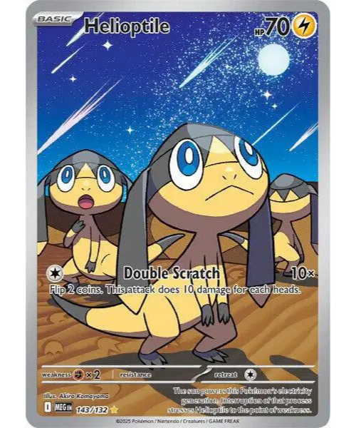Mega Evolution Base 143/132 - Helioptile [Illustration Rare]