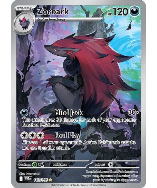 Scarlet & Violet White Flare 143/086 - Zoroark [Illustration Rare]