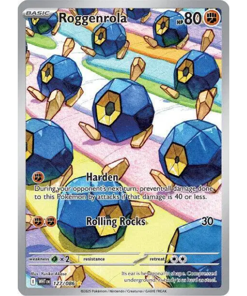 Scarlet & Violet White Flare 127/086 - Roggenrola [Illustration Rare]