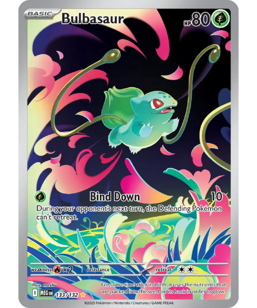 Mega Evolution Base 133/132 - Bulbasaur [Illustration Rare]
