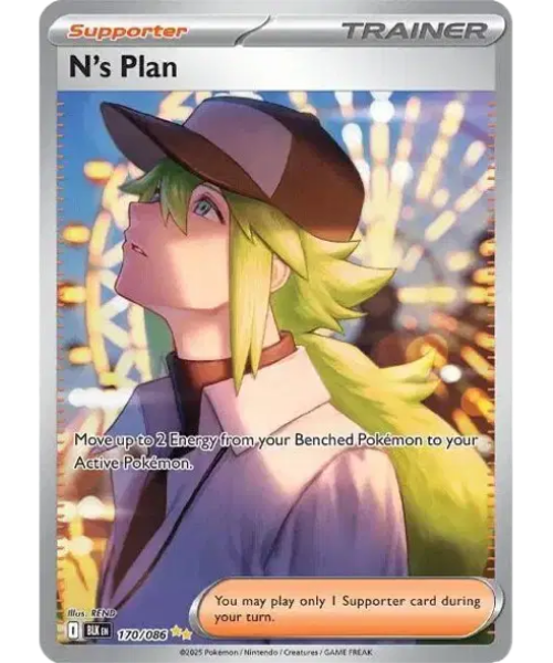 Scarlet & Violet - Black Bolt 170/086 - N's Plan [Special Illustration Rare]