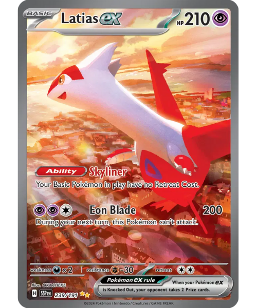 Scarlet & Violet Surging Sparks 239/191 - Latias ex [Special Illustration Rare]