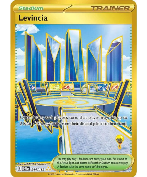 Scarlet & Violet - Destined Rivals 244/182 - Levincia [Hyper Rare]