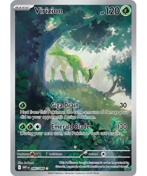 Scarlet & Violet White Flare 095/086 - Virizion [Illustration Rare]