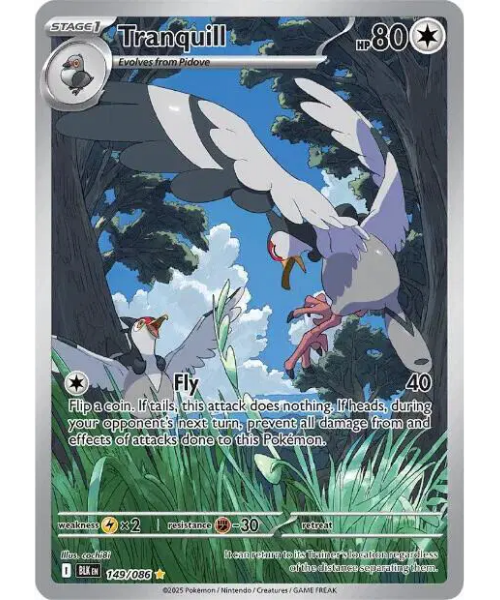 Scarlet & Violet - Black Bolt 149/086 - Tranquill [Illustration Rare]