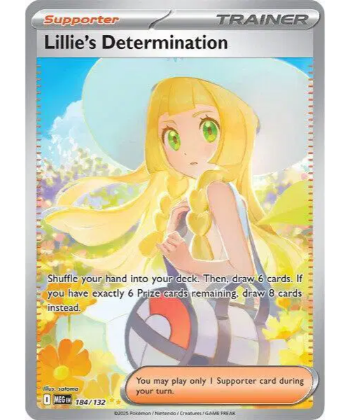 Mega Evolution Base 184/132 - Lillie's Determination [Special Illustration Rare]