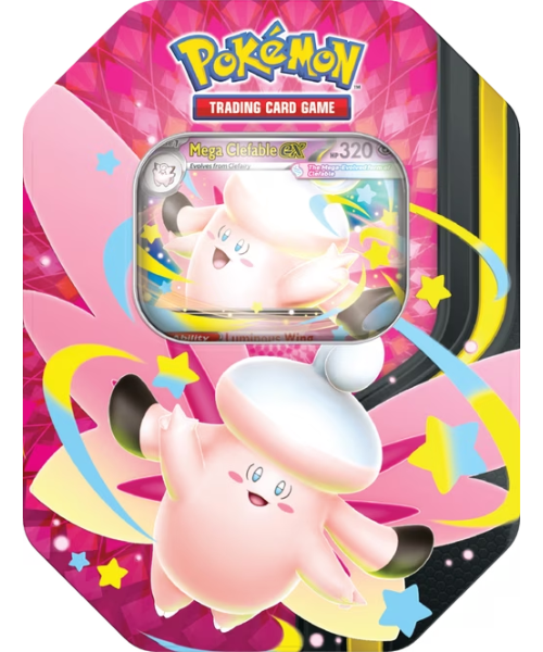 Pokémon TCG - Mega Moonlit Tin - Mega Clefable EX