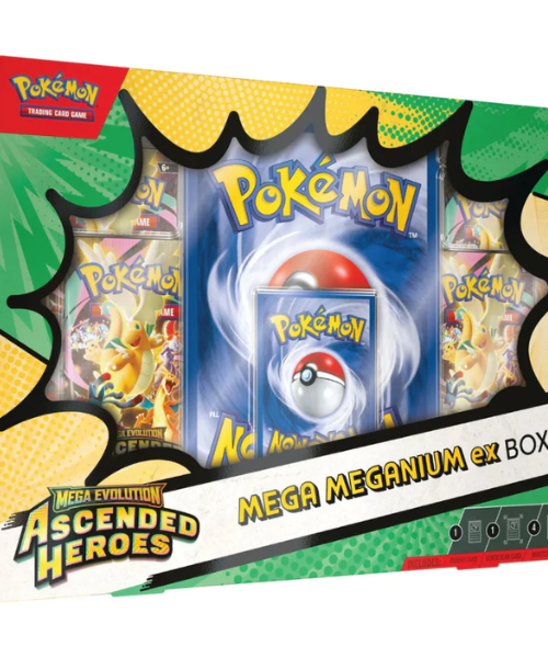 Pokémon TCG - Mega Evolution ME2.5 - Ascended Heroes - Mega Meganium Mega Ex Box