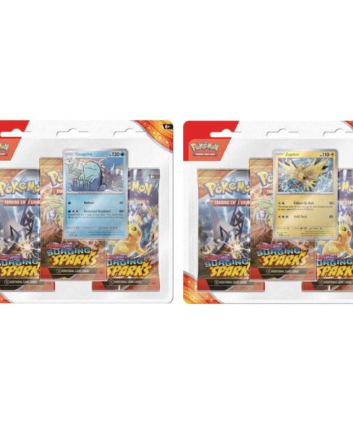 Pokemon TCG - Scarlet & Violet-  Surging Sparks 3-Pack Blister